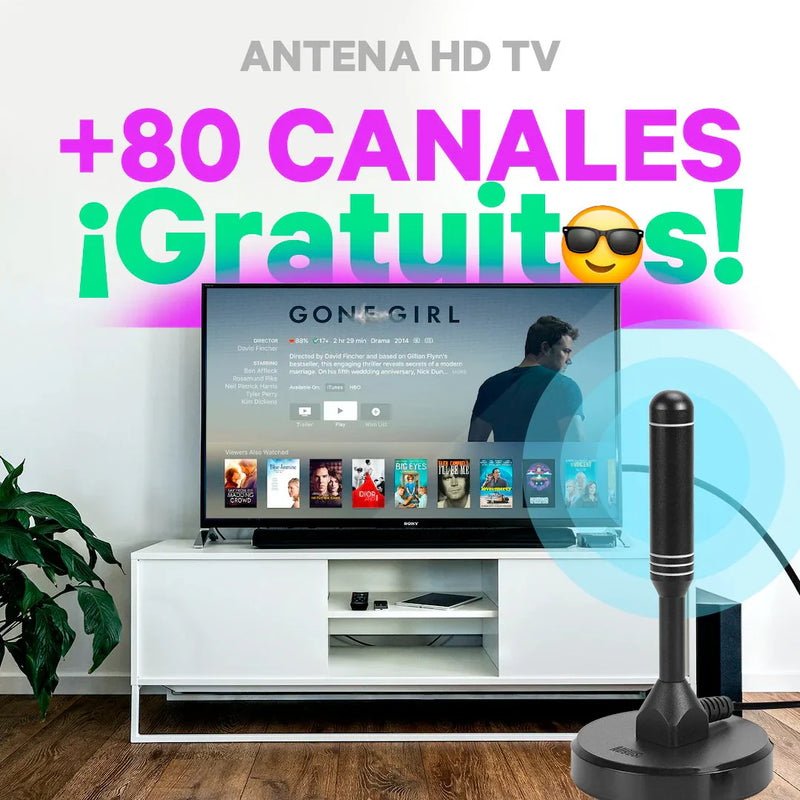 Antena Pro Max Hd De Television Digital Smart Tv Plasma Lcd